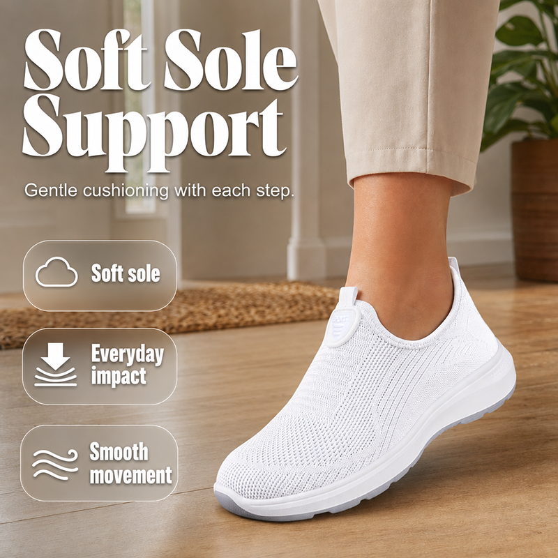Chaussures confortables respirantes à enfiler pour femmes