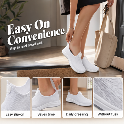 Chaussures confortables respirantes à enfiler pour femmes