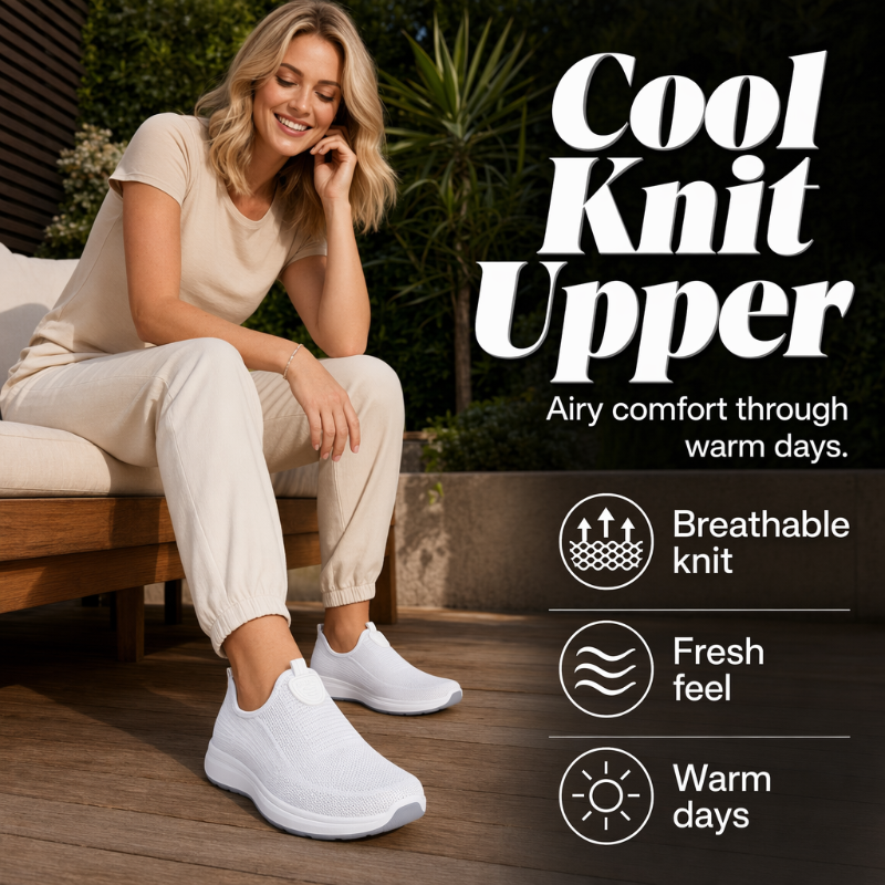 Chaussures confortables respirantes à enfiler pour femmes