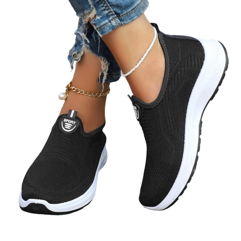 Chaussures confortables respirantes à enfiler pour femmes
