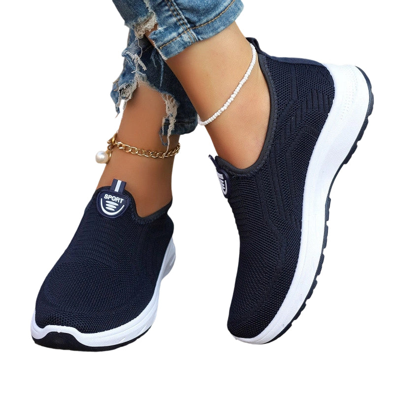 Chaussures confortables respirantes à enfiler pour femmes