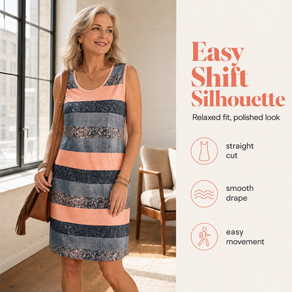 🎉 Soldes 2026 — Plus de 29 000 exemplaires vendus 💞 Robe femme sans manches à rayures‑tenue décontractée d'été 🌸