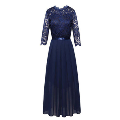 🌸😌 -50% POUR UN TEMPS LIMITÉ ! 👚Robe maxi élégante pour femme à corsage en dentelle