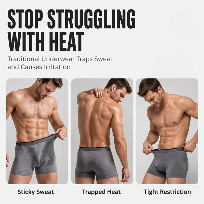 🧊🔥 OFFRE LIMITÉE : 52 % DE RÉDUCTION ! Boxers ultra-fins rafraîchissants pour hommes – Tissu léger 0,45 mm, micro-pores respirants et poche confort 3D