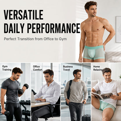 🧊🔥 OFFRE LIMITÉE : 52 % DE RÉDUCTION ! Boxers ultra-fins rafraîchissants pour hommes – Tissu léger 0,45 mm, micro-pores respirants et poche confort 3D