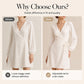 Women Elegant Solid Color Wrap Dress