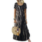 🌸 -50% MAINTENANT ! 🌸Robe décontractée ample pour femme, imprimé tie-dye