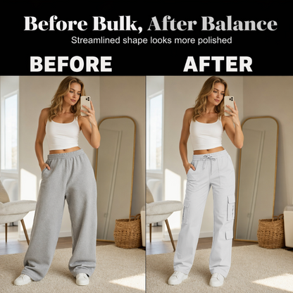 💥Nouveautés et offres spéciales - Pantalon cargo décontracté pour femme, à multiples poches et taille élastiquée