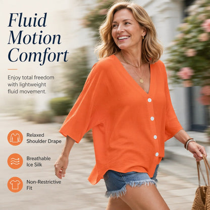 ⌛Offre à durée limitée – Cardigan décontracté à col en V et boutons pour femme
