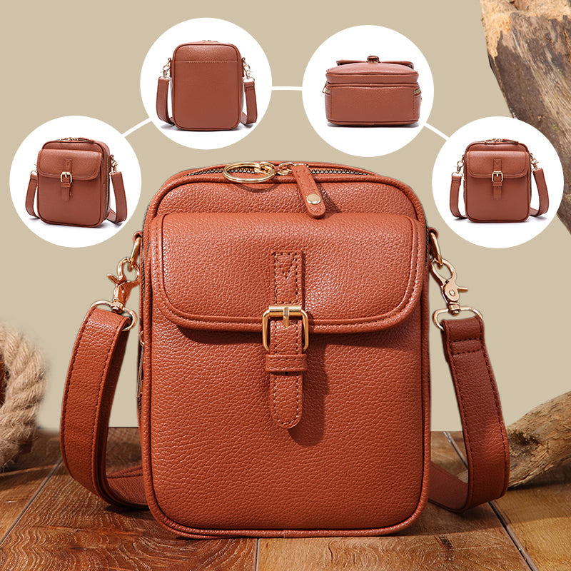 🎒📜 Sac messager vintage grande capacité – Toile robuste et cuir vieilli, compartiment rembourré pour ordinateur, le sac intemporel des étudiants, cyclistes et nomades urbains 🚲🏙️