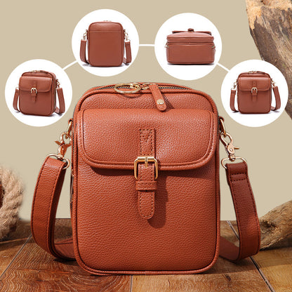 🎒📜 Sac messager vintage grande capacité – Toile robuste et cuir vieilli, compartiment rembourré pour ordinateur, le sac intemporel des étudiants, cyclistes et nomades urbains 🚲🏙️