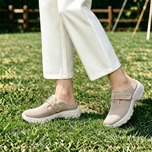 👟49% DE RÉDUCTION ! 🚶‍♀️ Chaussures Marche Confort Lift Femme –EVA – Semelle Plateforme Amortissante & Slip-On for Quotidien & Voyage