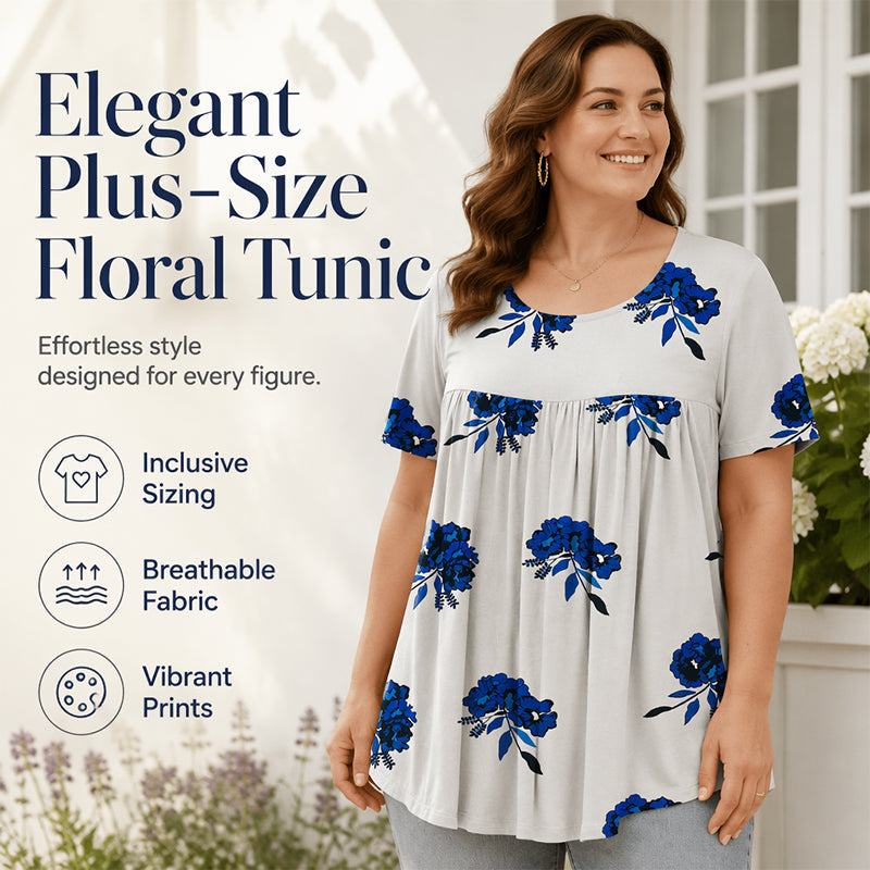 👕Tunique fluide à fleurs🏵️