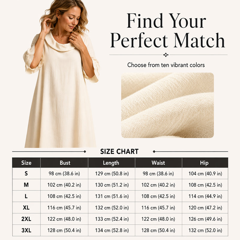 Robe d'été décontractée à col rond pour femme