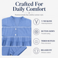 Women's V-Neck Button-Down Tiered Midi Dress