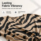 Women's V-Neck Tie-Front Zebra Print T-Shirt