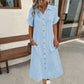 Women's Short Sleeve Shirt Dress