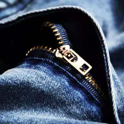 👖Salopettes en jean pour homme : salopettes à bretelles délavées et déchirées