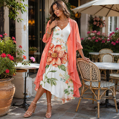 Grande robe ample et fluide, style indien