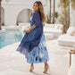 Grande robe ample et fluide, style indien
