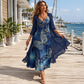 Grande robe ample et fluide, style indien
