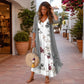 Grande robe ample et fluide, style indien