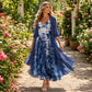 Grande robe ample et fluide, style indien