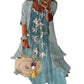 Grande robe ample et fluide, style indien