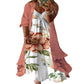 Grande robe ample et fluide, style indien