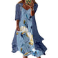 Grande robe ample et fluide, style indien