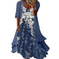 Grande robe ample et fluide, style indien