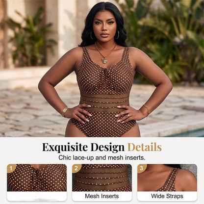 Maillot de Bain à Pois – Gainant & Style Vintage Rétro