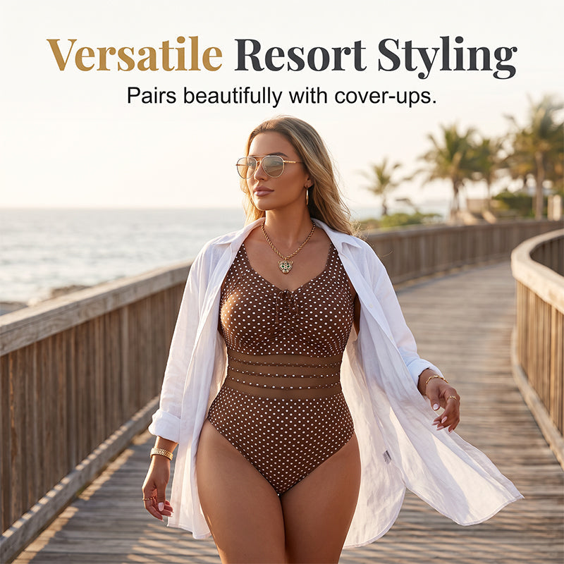 Maillot de Bain à Pois – Gainant & Style Vintage Rétro