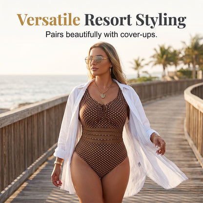 Maillot de Bain à Pois – Gainant & Style Vintage Rétro