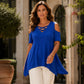 Women's Cold-Shoulder Criss Cross Top