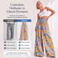 Pantalon large à taille haute à imprimé floral pour femme
