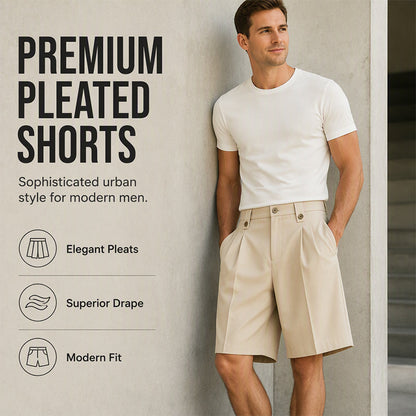 👔 50 % DE RÉDUCTION ! 🩳 Pantalon de costume court pour homme, coupe décontractée avec bas évasés – Des vêtements confortables pour le quotidien