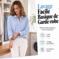 Haut à manches longues à carreaux rétro pour femme