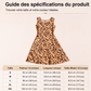 Robe ligne A léopard sans effort