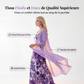 Ensemble robe fluide imprimée pour femme avec cache-maillot