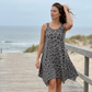 Robe nuisette grande taille à imprimé léopard, coupe ample