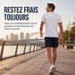 T-shirt de sport à manches courtes respirant pour hommes