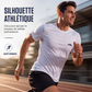 T-shirt de sport à manches courtes respirant pour hommes
