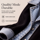 Manteau en maille côtelée élégant pour femme avec empiècements en jean