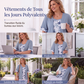 Tendance du moment⭐ 🎀 Haut à fleurs polyvalent au style superposé – facile à assortir avec un jean ou une jupe