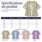 Tendance du moment⭐ 🎀 Haut à fleurs polyvalent au style superposé – facile à assortir avec un jean ou une jupe