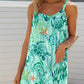 Robe de plage d'été sans bretelles à imprimé style océan