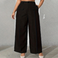 Pantalon de costume taille haute pour femme