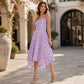 ✨🛍️Nouveauté – Robe longue sans manches à imprimé marguerites – Confort respirant et ambiance vacances décontractée 🍃