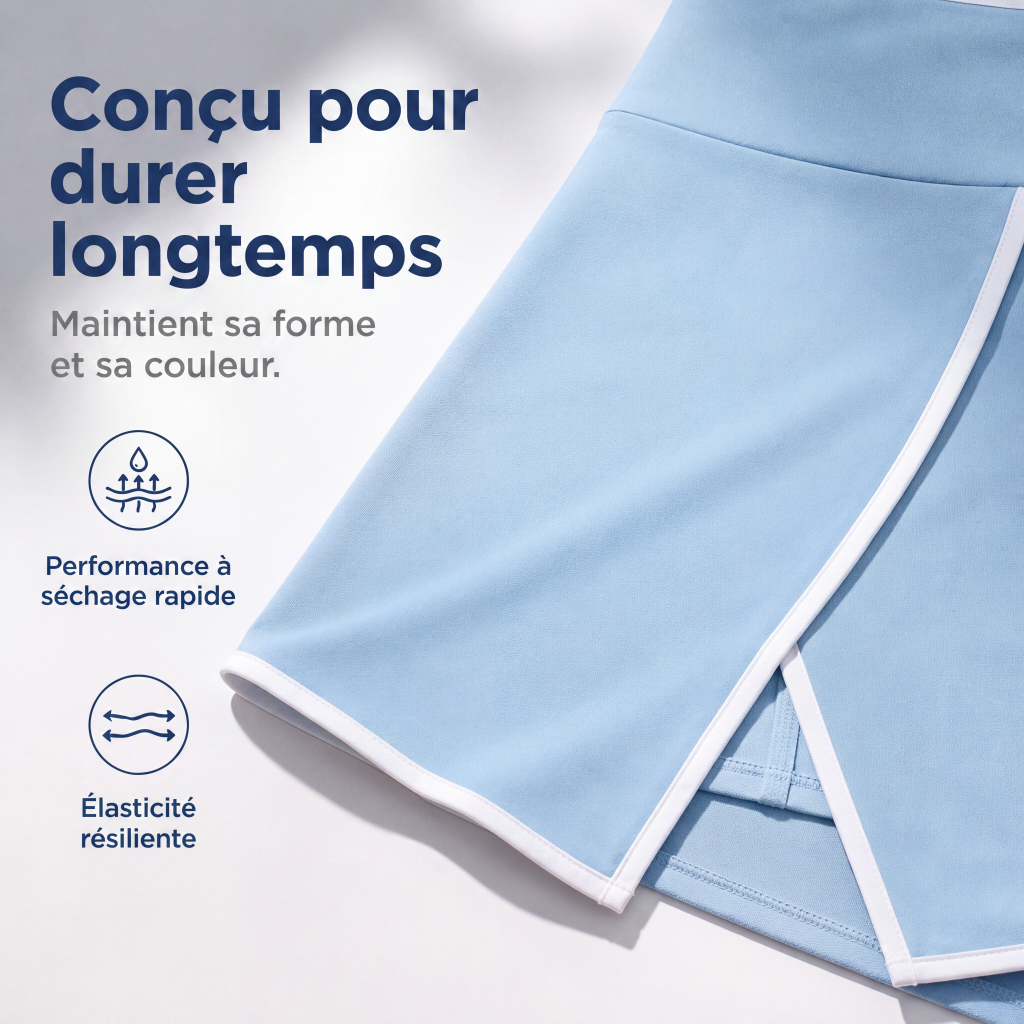 🎾-50 % DE RÉDUCTION ! ✨Robe de tennis légère : fraîcheur et coupe confortable et ajustée ! 🌬️